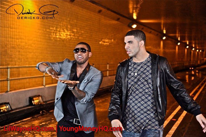 Pictures Of Drake On The Set Of DJ Khaleds Fed Up Video Shoot