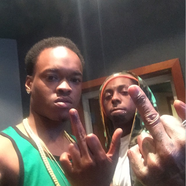 Hurricane Chris & Lil Wayne Hit Up The Studio To Work On New Music