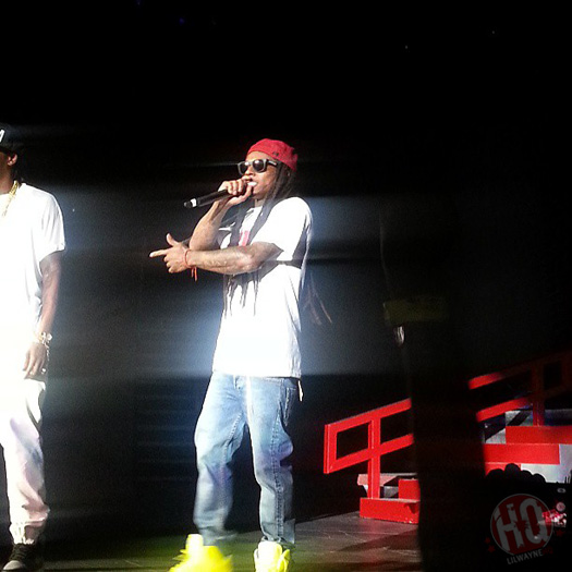 Lil Wayne se apresenta ao vivo em Birmingham Americas Most Wanted Tour