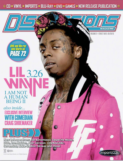 Lil Wayne Covers Volume 11 de discussões Revista