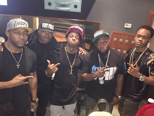 Lil Wayne Hits Up The Studio With Freeway To Work On New Music