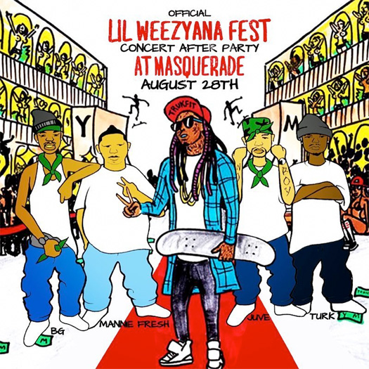 Lil Wayne To Host A Lil Weezyana Fest After Party At Masquerade In New Orleans With Mannie Fresh & Hot Boys