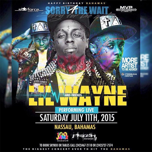 Lil Wayne To Perform At The National Stadium In Nassau Bahamas