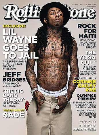 lil wayne dreads braided. Lil Wayne Covers Rolling Stone Magazine