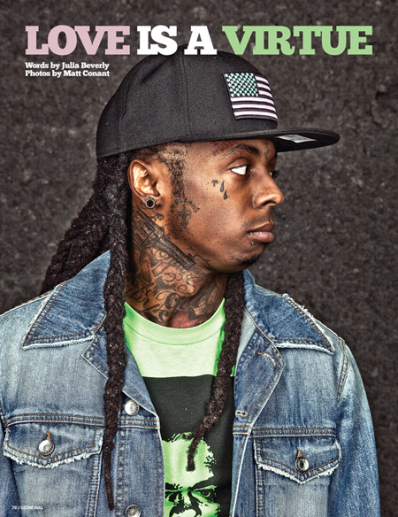 New Lil Wayne Scan Quote From Ozone Magazine Pistol on my neck 