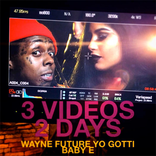 A Music Video For Lil Wayne Future And Yo Gotti S Cross