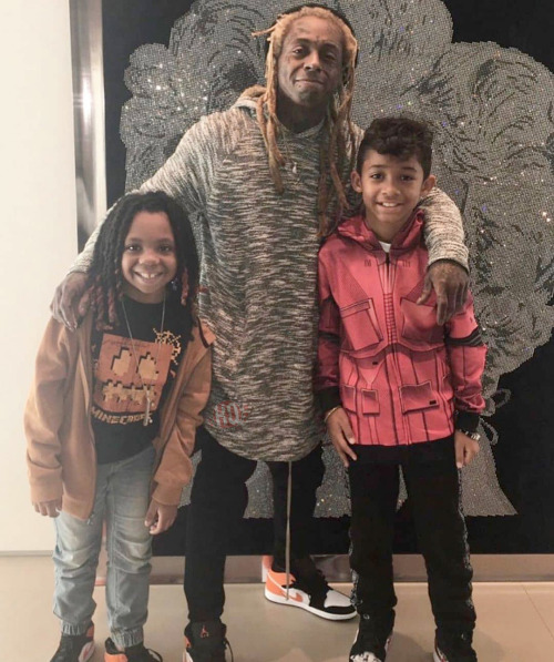 Lil Wayne S Son Reveals Recent Studio Sesh With Chris Brown