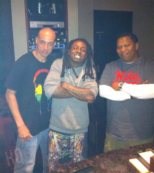 Lil Wayne Hits The Studio With Mannie Fresh To Work On Tha Carter 5
