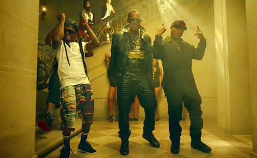 Rico Gang Lil Wayne, Birdman & R Kelly fomos On Music Video