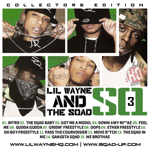 Sqad Up SQ3 Mixtape Front Cover