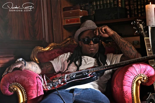 Pictures Of Behind The Scenes Of Lil Waynes On Fire Music Video