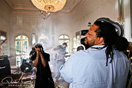 Pictures Of Behind The Scenes Of Lil Waynes On Fire Music Video