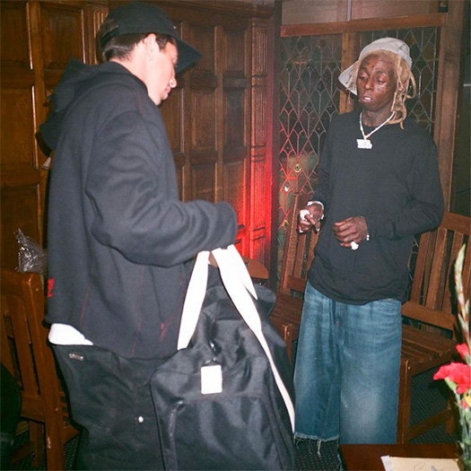 Alex Midler Gifts Lil Wayne With A Package Of Illegal Civilization Clothing [Pictures]
