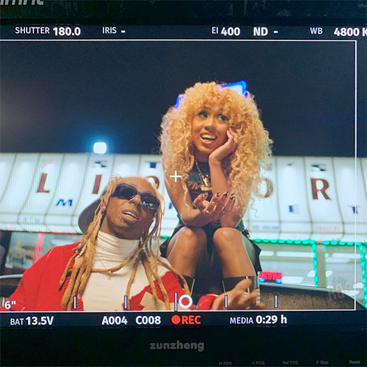 Behind The Scenes Of Fousheé & Lil Wayne’s “Gold Fronts” [Video & Pictures]
