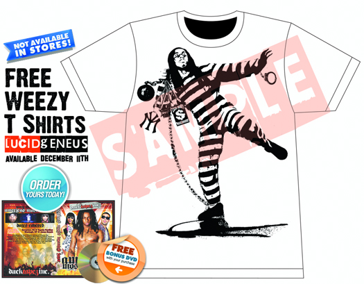 Lil Wayne “Free Weezy” T-Shirts With DVD [Updated]
