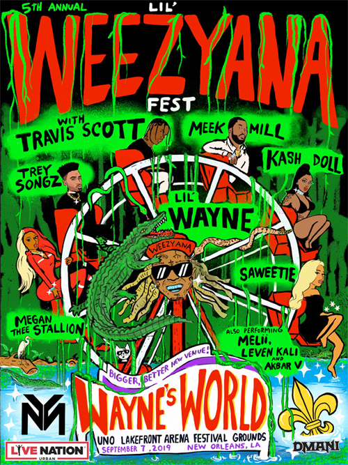 Lil Wayne Announces 5th Annual “Lil Weezyana Fest” In New Orleans, Reveals Lineup