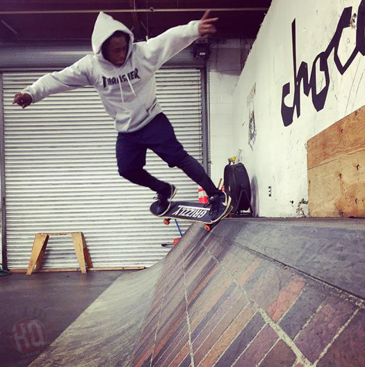 Lil Wayne Hits Up Brandon Biebel’s Private Indoor Skatepark In L.A.