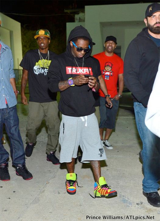 Lil Wayne Parties At Club Compound In Atlanta [Pictures]