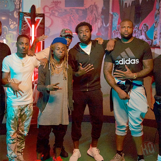 John Wall & Lil Wayne Shoot Videos For “30 Minutes To New Orleans” & “6 Foot, 7 Foot”