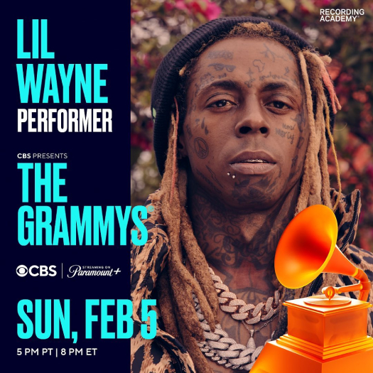 Lil Wayne To Perform Live At The 2023 Grammy Awards For Hip-Hop’s 50th Anniversary