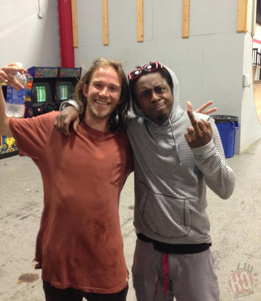 Lil Wayne Goes Skating At Ramp 48’s Indoor Skatepark In Florida [Pictures]