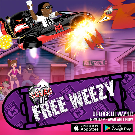 Lil Wayne Releases A New Version Of His “Sqvad Up” Mobile Game