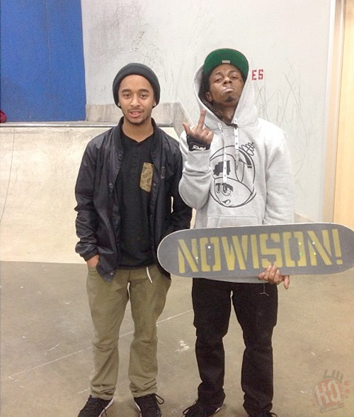 Lil Wayne Goes Skating At The Berrics Skatepark In Los Angeles