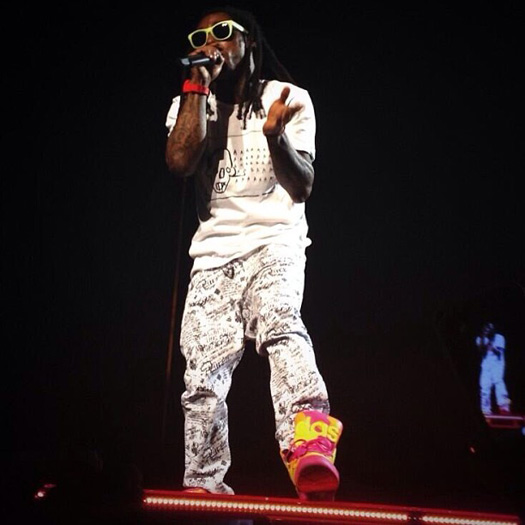 Lil Wayne Performs Live In Toulouse, France On His European Tour [Pictures]