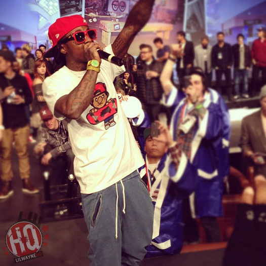 Lil Wayne Makes A Surprise Appearance At Zumiez “100K” Event [Video & Pictures]