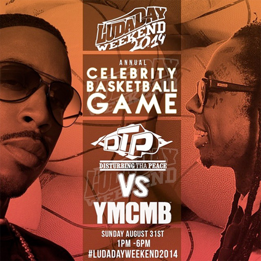DTP To Play YMCMB In A Celebrity Basketball Game For 2014 “LudaDay” Weekend