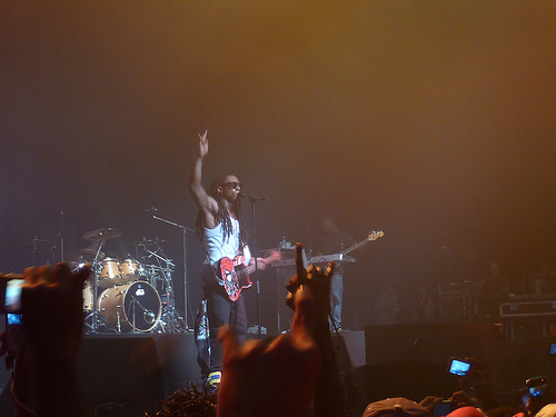 Pictures: Lil Wayne Performing In Paris, France