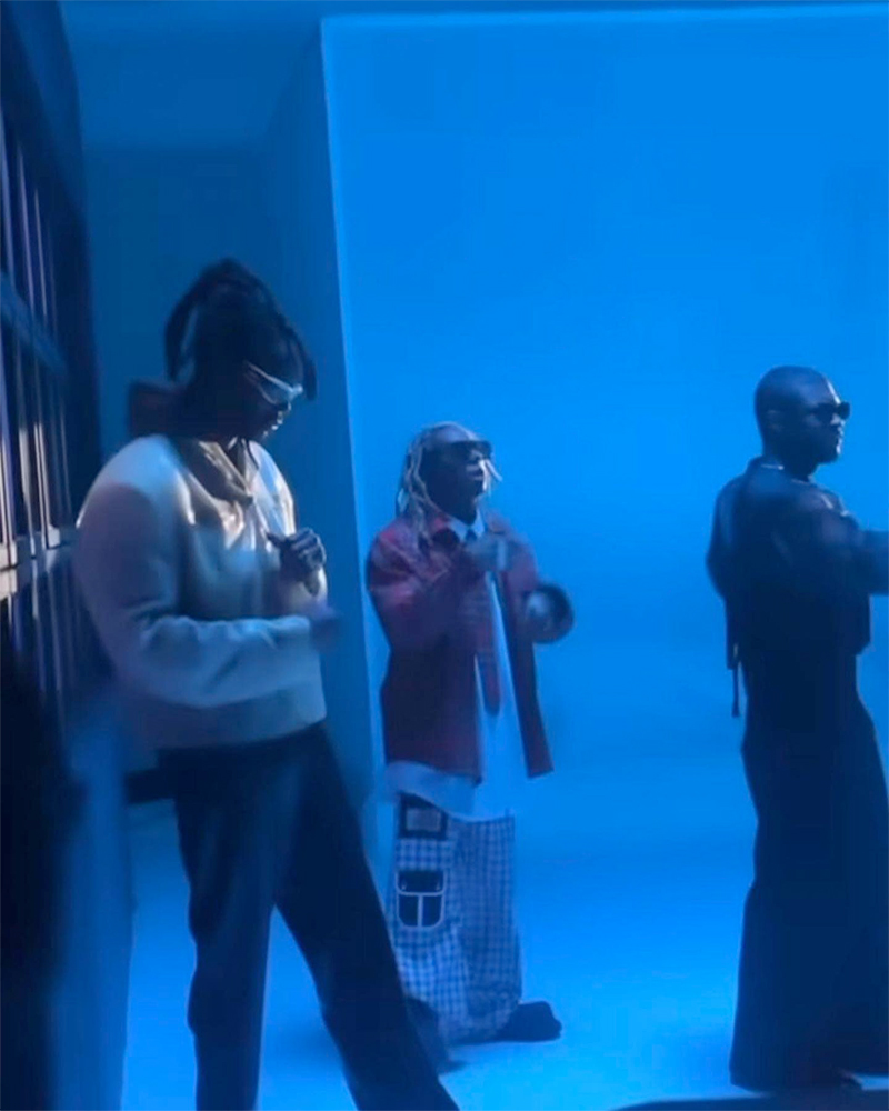 2 Chainz, Lil Wayne & Usher Shoot A Music Video For ColleGrove 2