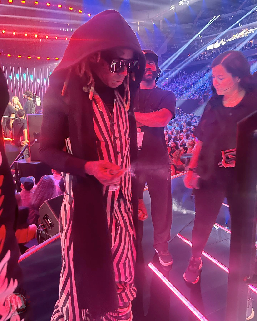 Watch Lil Wayne Perform Kat Food, Uproar & A Milli Live At 2023 VMAs