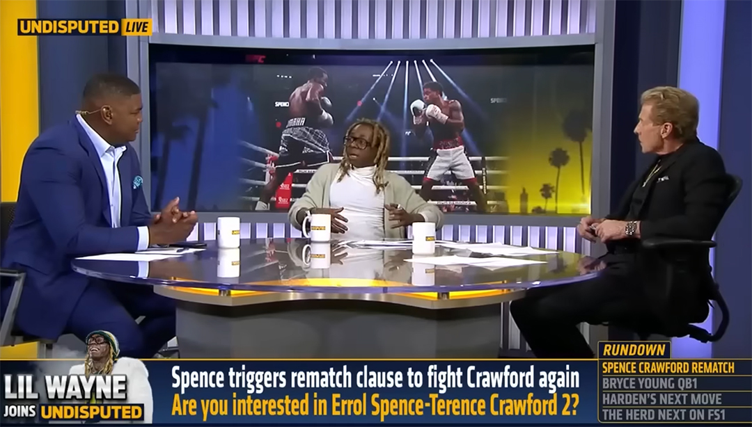 Lil Wayne Talks Errol Spence vs Terence Crawford Rematch, Bryce Young, Panthers & More
