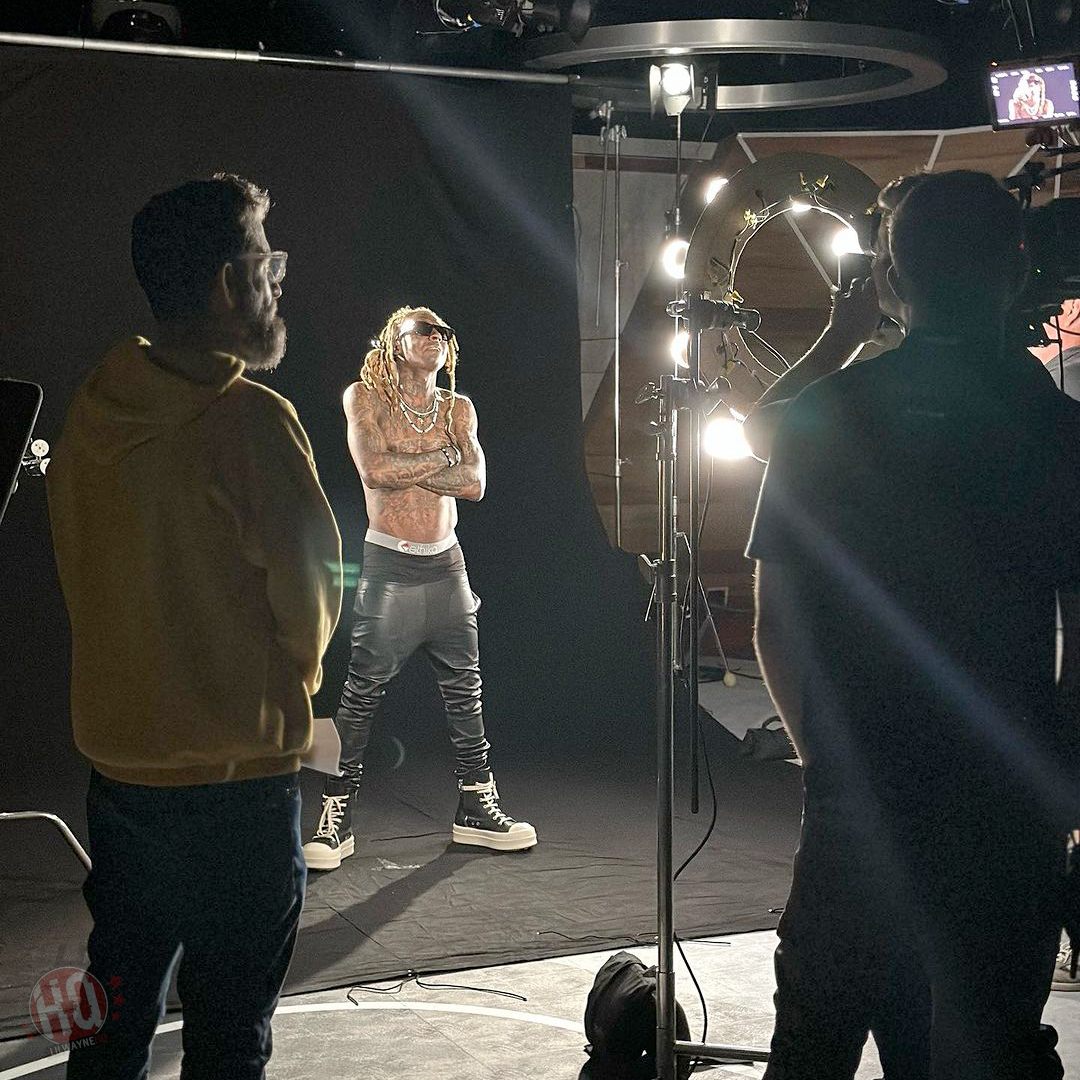 Behind The Scenes Of Lil Wayne Good Morning Video Shoot