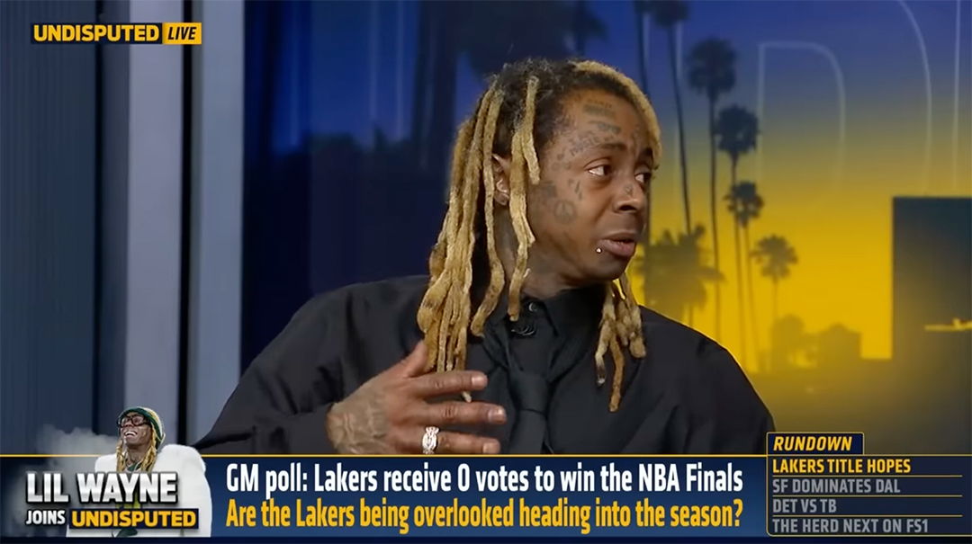 Lil Wayne Discusses The NBA General Manager Survey On Undisputed