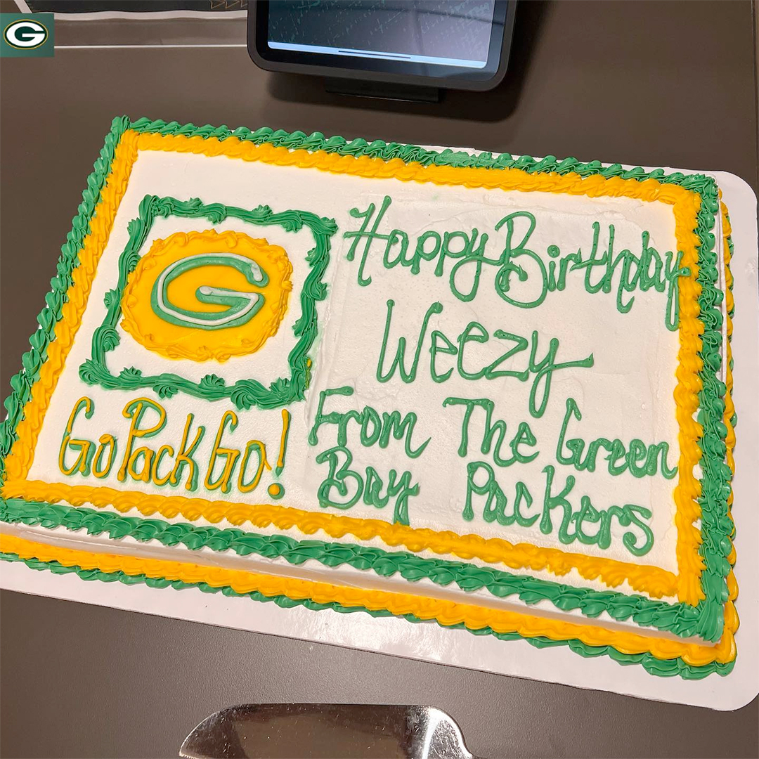 Lil Wayne Green Bay Packers Birthday Cake