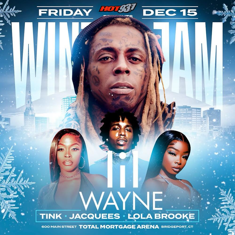 Lil Wayne To Headline Hot 93.7 FM Winter Jam In Connecticut This December
