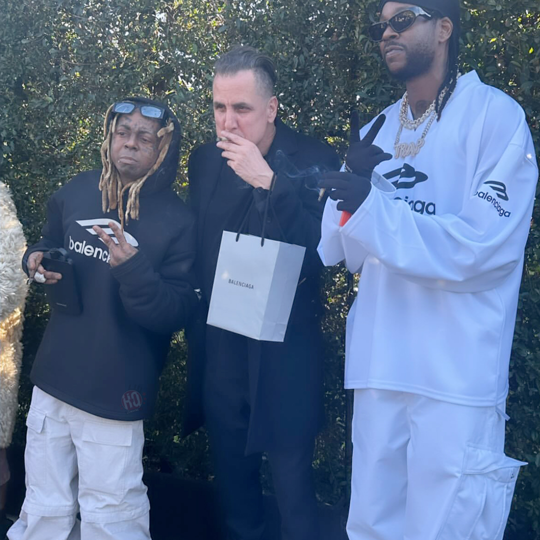 Lil Wayne Attends Balenciaga Pre Fall 2024 Fashion Show In LA