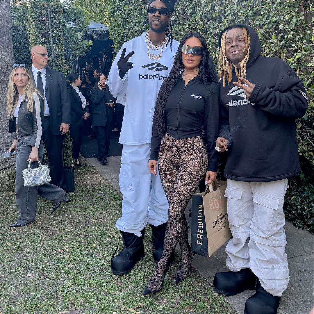 Lil Wayne Attends Balenciaga Pre Fall 2024 Fashion Show In LA