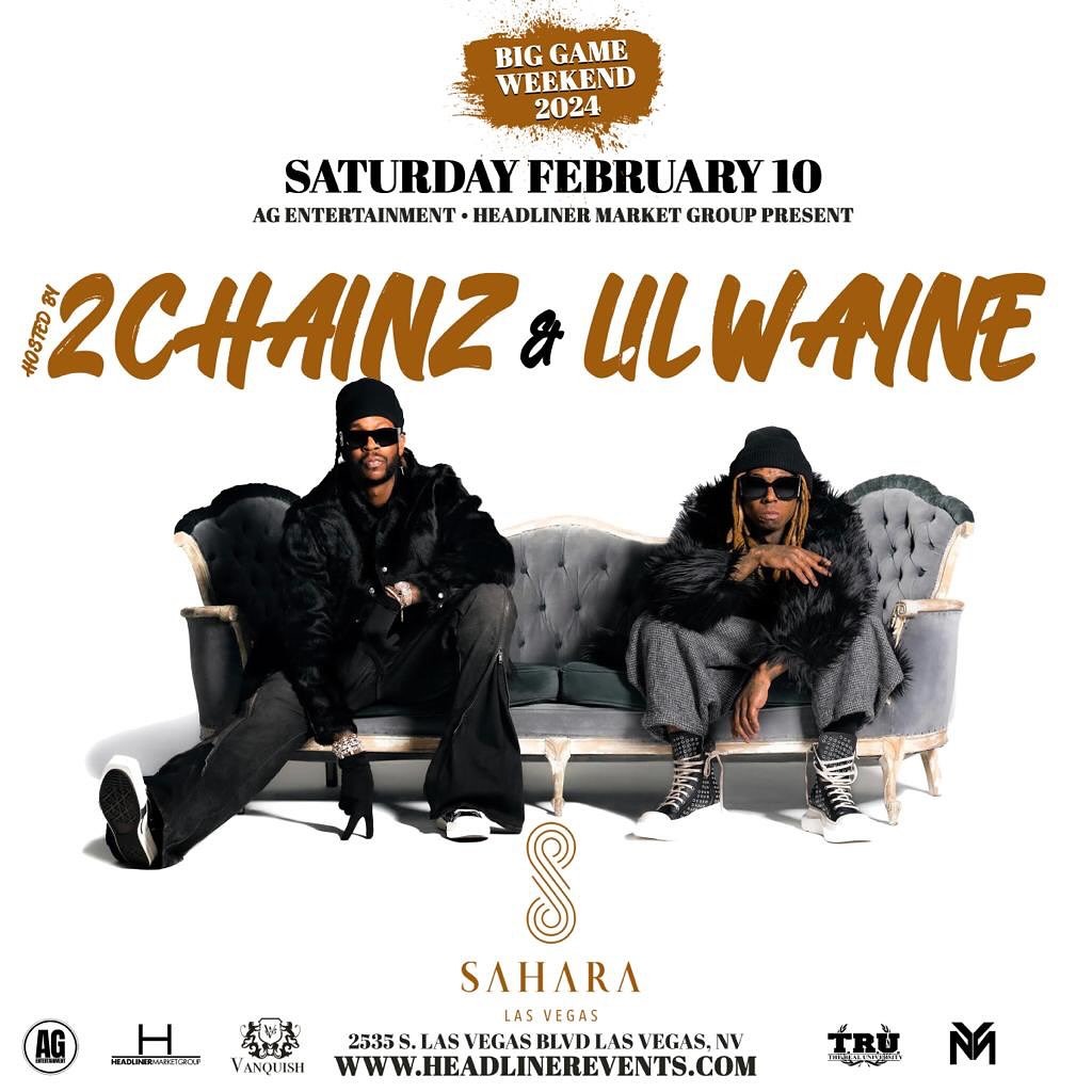 Lil Wayne & 2 Chainz To Host A Big Game Weekend Party In Vegas
