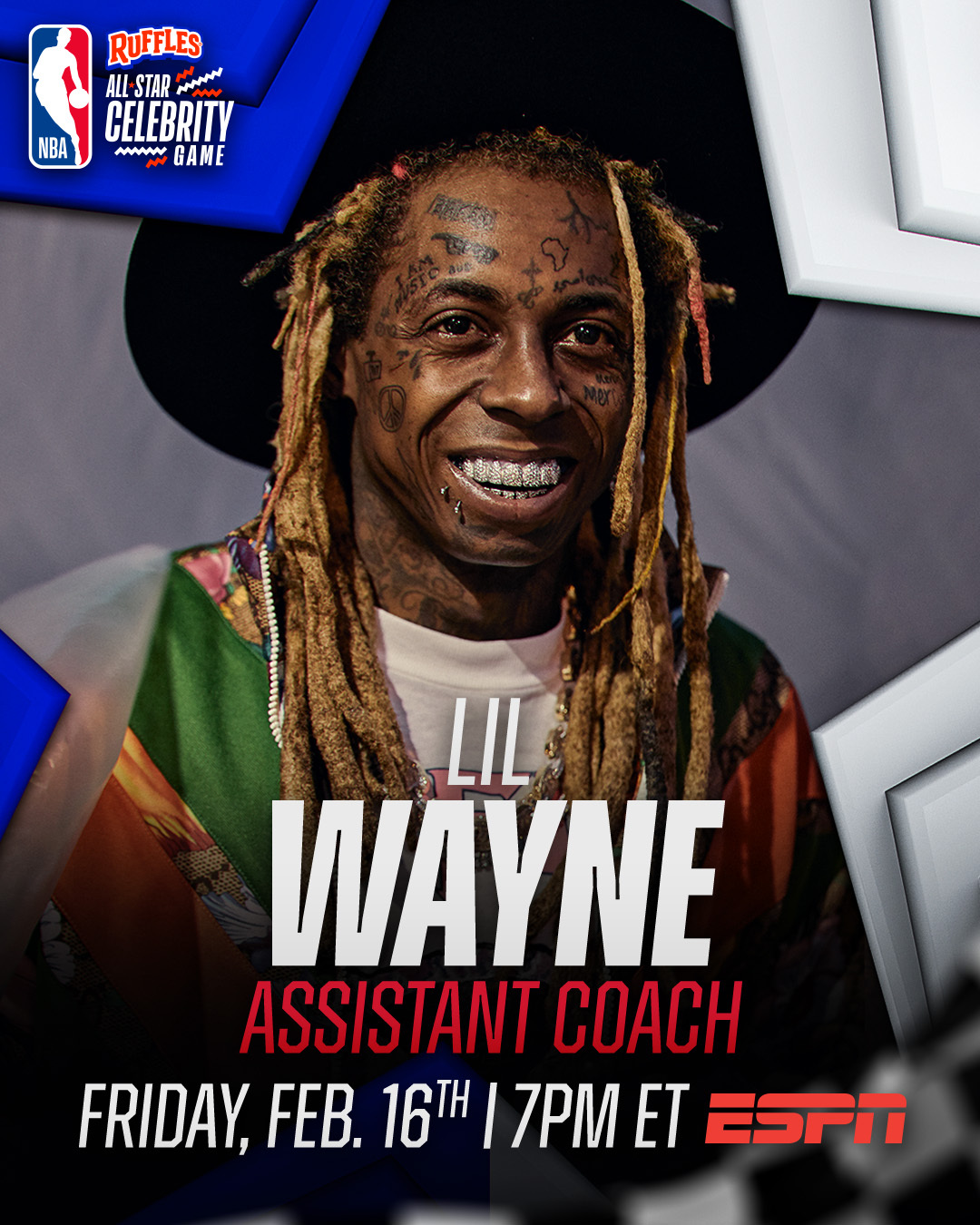 Lil Wayne & 50 Cent Announced As Assistant Coaches For The NBA All Star Celebrity Game