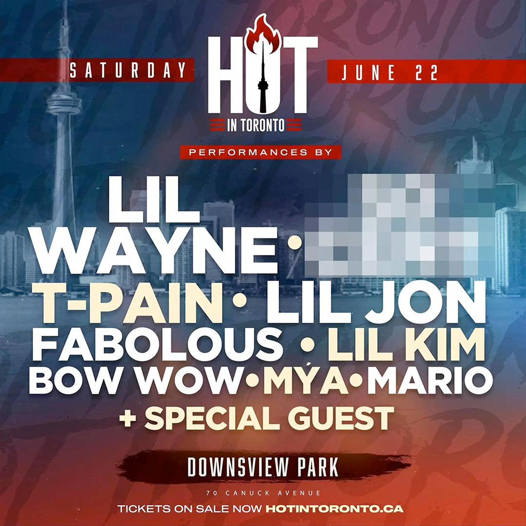 Lil Wayne To Headline 2024 Hot In Toronto Music Festival