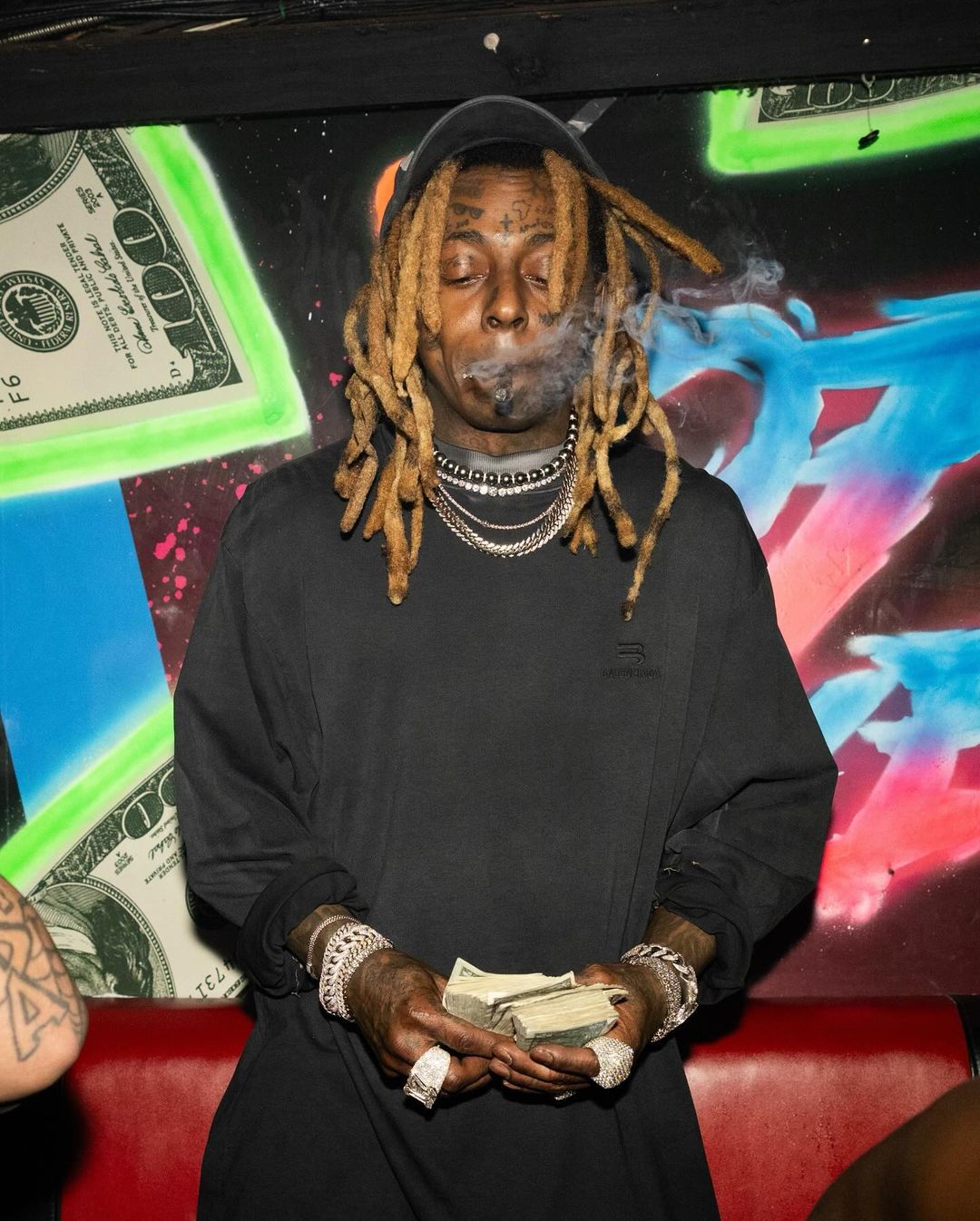 Lil Wayne Makes It Rain At Booby Trap On The River In Miami