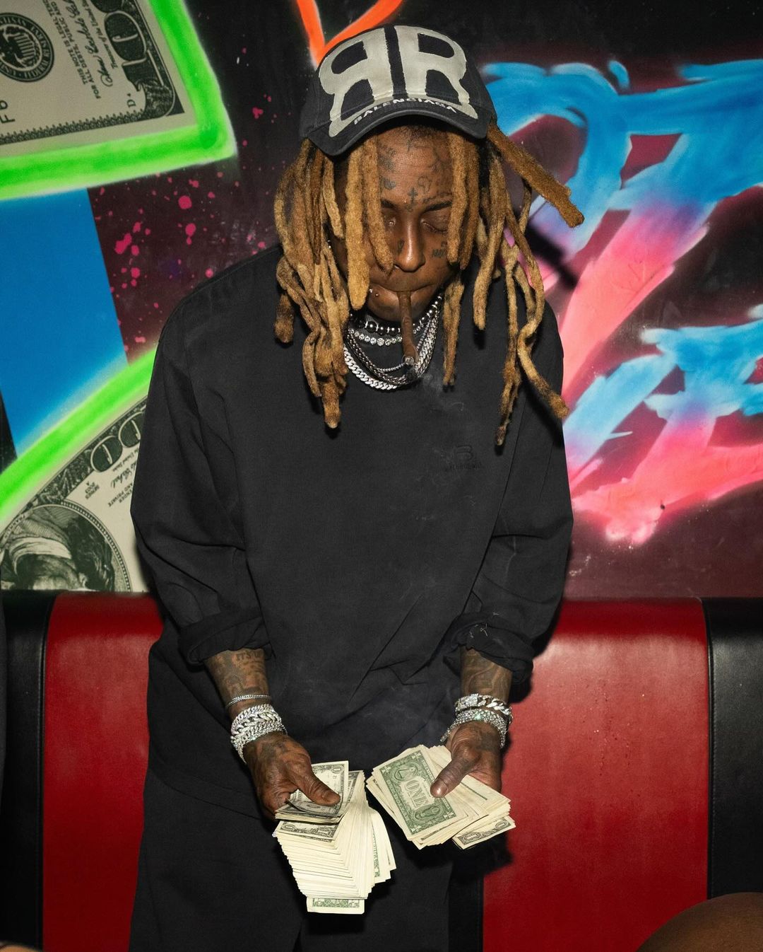Lil Wayne Makes It Rain At Booby Trap On The River In Miami
