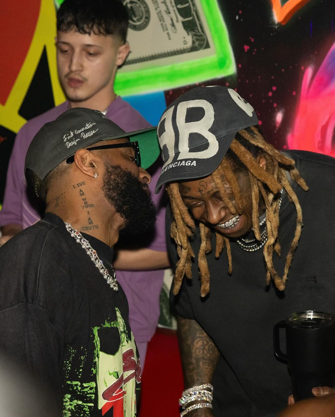 Lil Wayne Makes It Rain At Booby Trap On The River In Miami