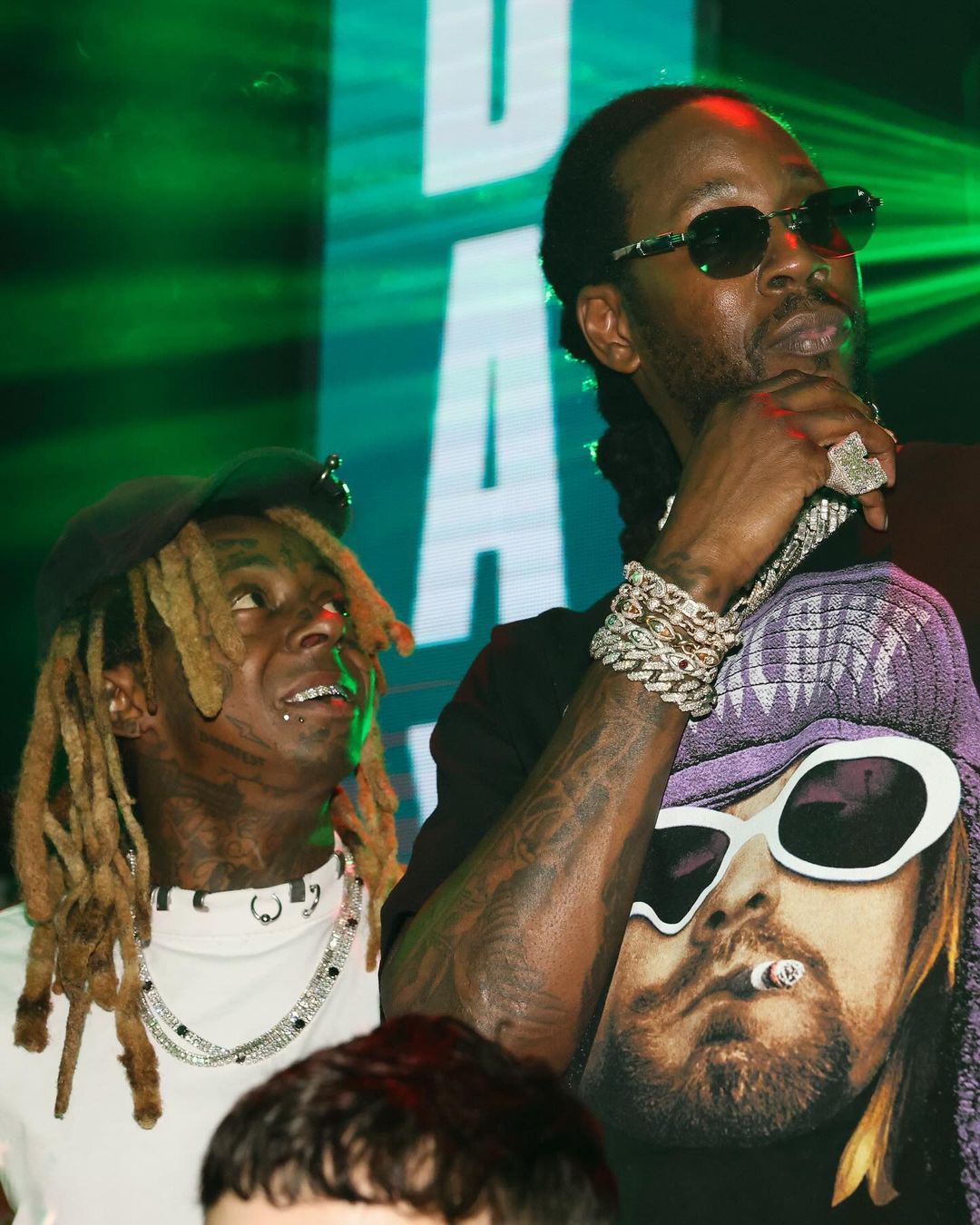 Lil Wayne & 2 Chainz Attend LIV On Sundays Party In Miami