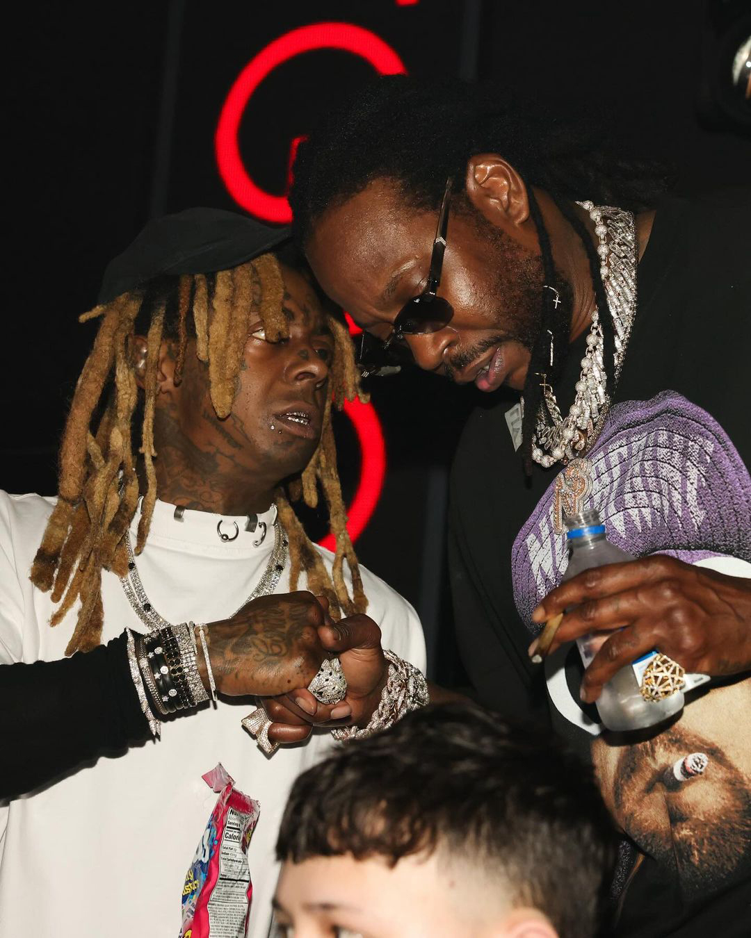 Lil Wayne & 2 Chainz Attend LIV On Sundays Party In Miami