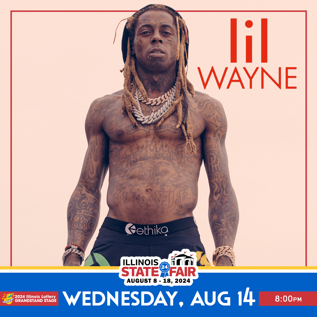 Lil Wayne To Headline The 2024 Illinois State Fair