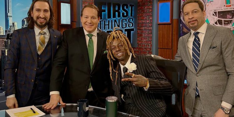 Lil Wayne Co-Hosts First Things First With Nick Wright & Chris Broussard